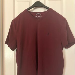 Women’s Nautica Performance Tee, size XL, color maroon, used-great condition